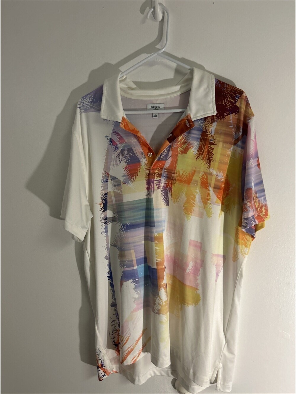 cabana by crown and ivy  White Beach Shirt Large